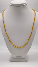 Load image into Gallery viewer, 2.5mm Fancy Link Chain In 22 KT Yellow Gold