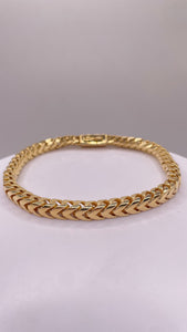 5.8mm Millennium Franco Link Chain In 10 KT Yellow Gold