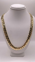 Load image into Gallery viewer, 10mm Solid Miami Cuban Link Chain In 10 KT Yellow Gold