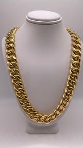 13mm Miami Cuban Link Chain In 10 KT Yellow Gold