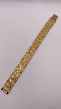 Load image into Gallery viewer, 17.5mm Nugget Style Men’s Bracelet In 10 KT Yellow Gold