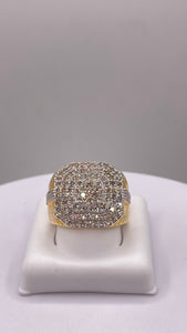 1.44 CT. Natural Diamond Men’s Ring In 10 KT Yellow Gold