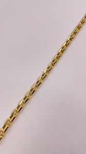 5.7mm Link Bracelet In 10 KT Yellow Gold