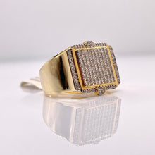 Load image into Gallery viewer, 0.58 CT. Natural Diamond Men’s Ring In 10 KT Yellow Gold