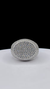 Silver Men’s Ring With CZ