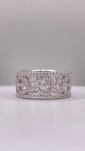 Load image into Gallery viewer, Silver Eternity Love Ring With CZ