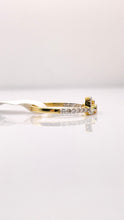 Load image into Gallery viewer, 0.20 CT. Natural Diamond Love Ring In 10 KT Yellow Gold