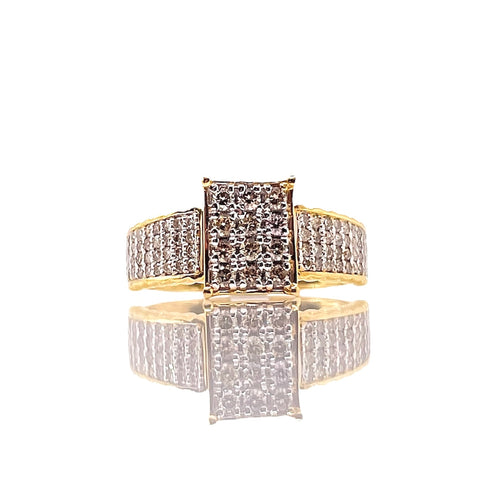 0.48 CT. Natural Diamond Women’s Ring In 10 KT Yellow Gold
