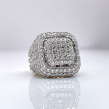 Load image into Gallery viewer, 6.53 CT. Lab Grown Men’s Diamond Square Shape Ring In 10 KT Yellow Gold