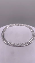 Load image into Gallery viewer, 5mm Double Curb Link Chain/Bracelet In Silver