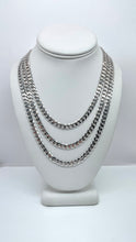 Load image into Gallery viewer, 6mm Solid Curb Link Chain In Silver