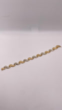 Load image into Gallery viewer, 10mm Women’s Yellow &amp; White Gold Bracelet In 14 KT