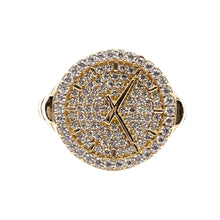 Load image into Gallery viewer, Watch Ring In 10 KT Yellow Gold With CZ
