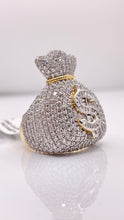 Load image into Gallery viewer, 7.12 CT. Lab Grown Diamond Men’s Money Bag Ring In 10 KT Yellow Gold