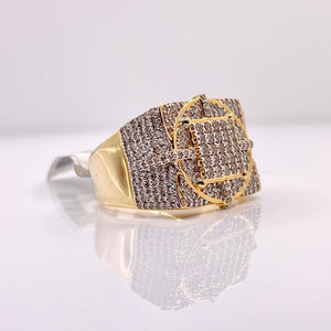 1.30 CT. Natural Diamond Men’s Ring In 10 KT Yellow Gold
