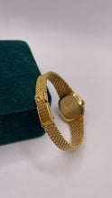 Load image into Gallery viewer, 18 KT Yellow Gold Ladies Vintage Omega Watch With Roman Numeral Dial
