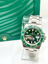Load image into Gallery viewer, 40mm Submariner Date Rolex Watch With Green Dial &amp; Bezel