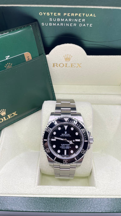 40mm Submariner Rolex Men’s Watch With Black Dial