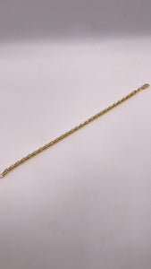 4.7mm Link Bracelet In 10 KT Yellow Gold