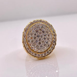 2.68 CT. Natural Diamond Men’s Oval Shape Ring
