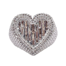 Load image into Gallery viewer, 2.73 CT. Natural Diamond Heart Ring In 10 KT Yellow Gold
