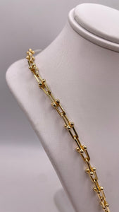 Hardware Necklace In 10 KT Yellow Gold