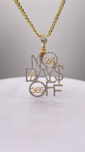 Load image into Gallery viewer, 0.79 CT. Natural Diamond No Days Off 24/7 365 Pendent In 10 KT Yellow Gold