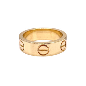 18 KT Yellow Gold Cartier Inspired Love Ring