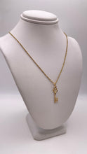 Load image into Gallery viewer, Key To Heart Pendant &amp; Link Chain In 10 KT Yellow Gold