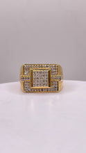 Load image into Gallery viewer, 0.71 CT. Natural Diamond Men’s Ring In 10 KT Yellow Gold