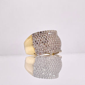 1.83 CT. Natural Diamond Ring In 10 KT Yellow Gold