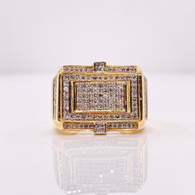 Load image into Gallery viewer, 0.66 CT. Natural Diamond Men’s Ring In 10 KT Yellow Gold