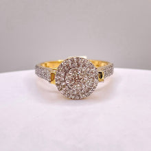 Load image into Gallery viewer, 0.55 CT. Natural Diamond Women’s Round Shape Ring In 10 KT Yellow Gold