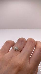 0.26 CT. Natural Diamond Women’s Ring In 10 KT Yellow Gold