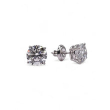 Load image into Gallery viewer, 3.00 CT. Lab Grown Diamond Stud Earrings In 14 KT White Gold