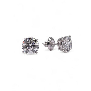 3.00 CT. Lab Grown Diamond Stud Earrings In 14 KT White Gold