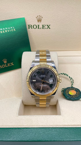 41mm Two-Tone Rolex DateJust II Men’s Watch With Wimbledon Grey Dial
