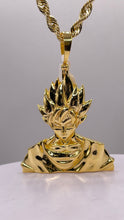 Load image into Gallery viewer, Goku Pendent In 10 KT Yellow Gold