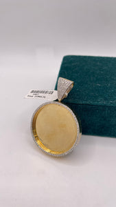 2.75 CT. Natural Diamond Double-Sided Memorial Pendant In 10 KT Yellow Gold