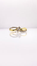 Load image into Gallery viewer, 0.23 CT. Natural Diamond Infiniti Ring In 10 KT Yellow Gold