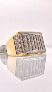 1.13 CT. Natural Diamond Men’s Ring In 10 KT Yellow Gold