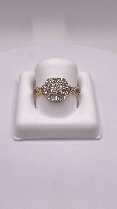 0.45 CT. Natural Diamond Women’s Ring In 10 KT Yellow Gold