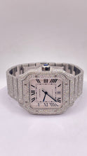 Load image into Gallery viewer, Cartier Santos Large With Natural VVS Diamonds