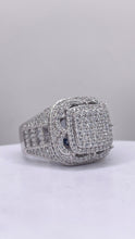 Load image into Gallery viewer, Men’s Silver Ring With CZ