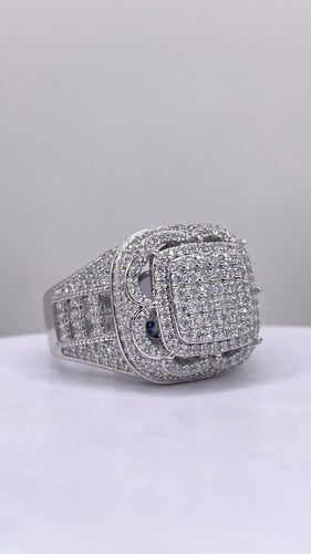 Men’s Silver Ring With CZ