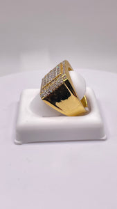 1.31 CT. Natural Diamond Men’s Ring In 10 KT Yellow Gold