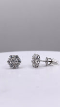 Load image into Gallery viewer, 1 CT Moissanite Stud Earrings Screw Backings