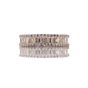0.73 CT. Natural Diamond Band In 10 KT Yellow Gold