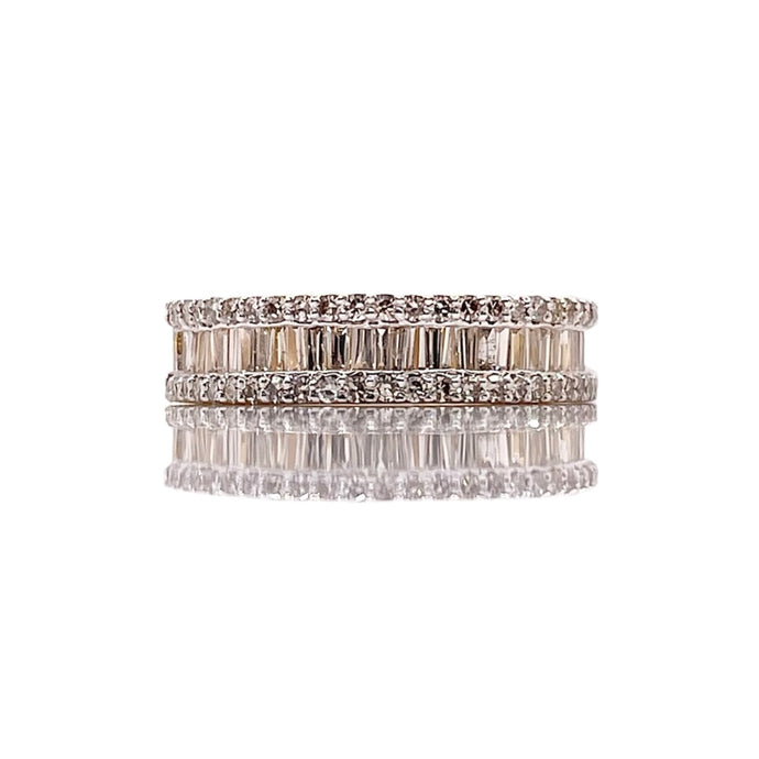 0.73 CT. Natural Diamond Band In 10 KT Yellow Gold
