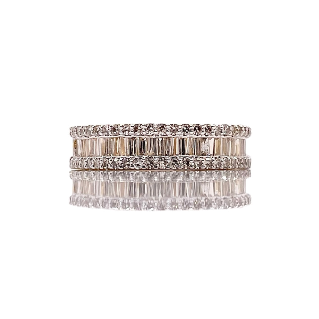 0.73 CT. Natural Diamond Band In 10 KT Yellow Gold